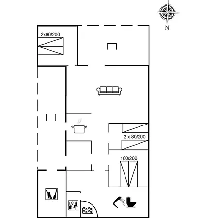 Feriehus Fredger - 1-8km From The Sea By Interhome Ringkøbing